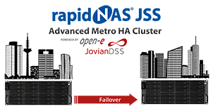 rapidNAS®JSS – Advanced Metro HA Cluster